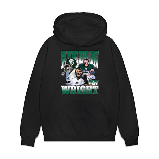 Ohio - NCAA Football : Kameron Wright - Collage Premium Hooded Sweatshirt-0