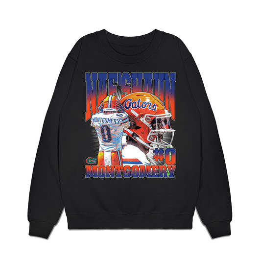 Florida - NCAA Football : Naeshaun Montgomery - Premium Crewneck Sweatshirt-0