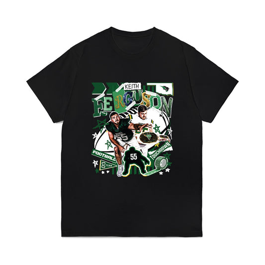 OKBU - NCAA Football : Keith Ferguson - Collage Comfort Colors T-Shirt-0