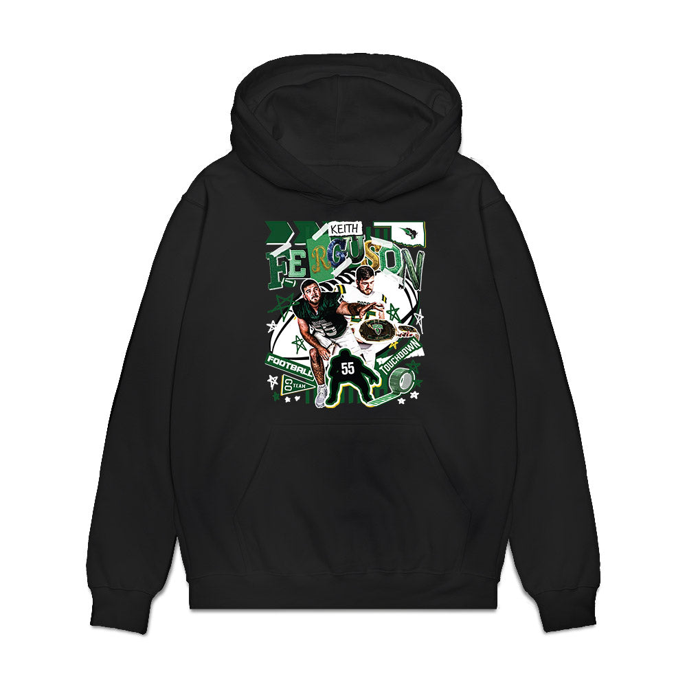 OKBU - NCAA Football : Keith Ferguson - Collage Premium Hooded Sweatshirt-0