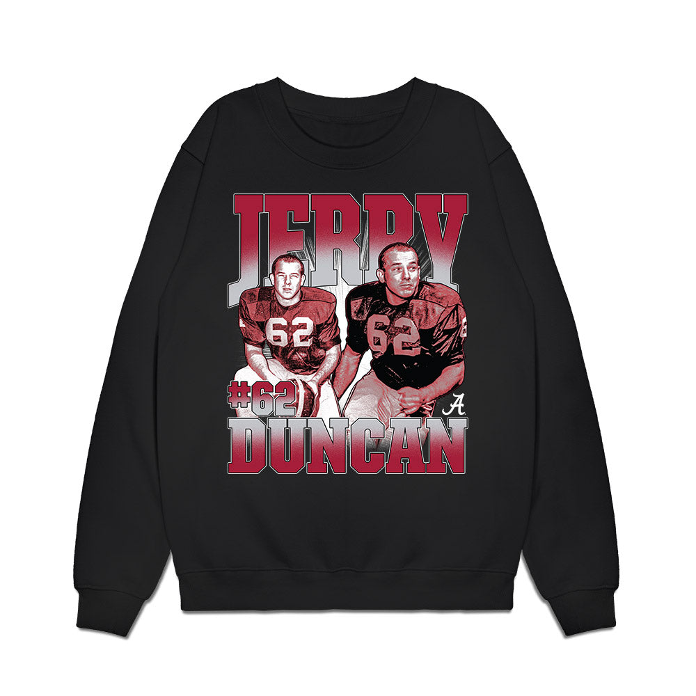 Alabama - Football Alumni : Jerry Duncan - Collage Premium Crewneck Sweatshirt-0