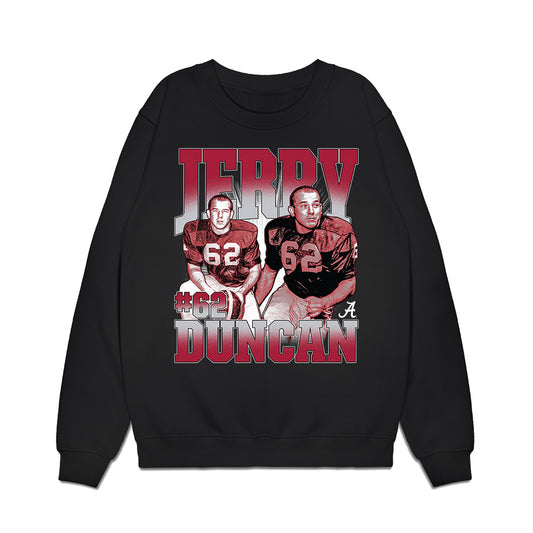 Alabama - Football Alumni : Jerry Duncan - Collage Premium Crewneck Sweatshirt-0