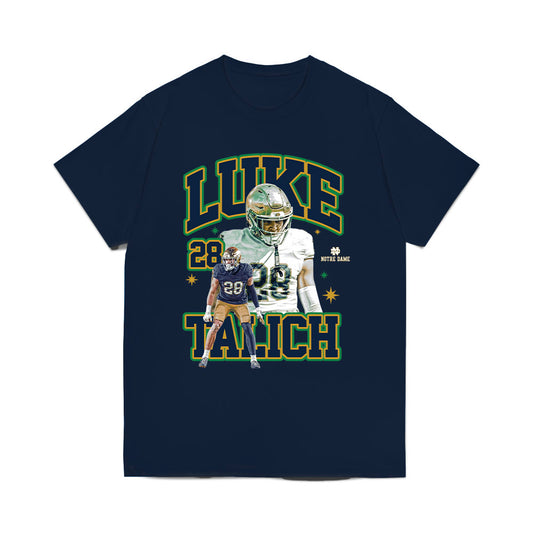 Notre Dame - NCAA Football : Luke Talich - Collage Comfort Colors T-Shirt-0