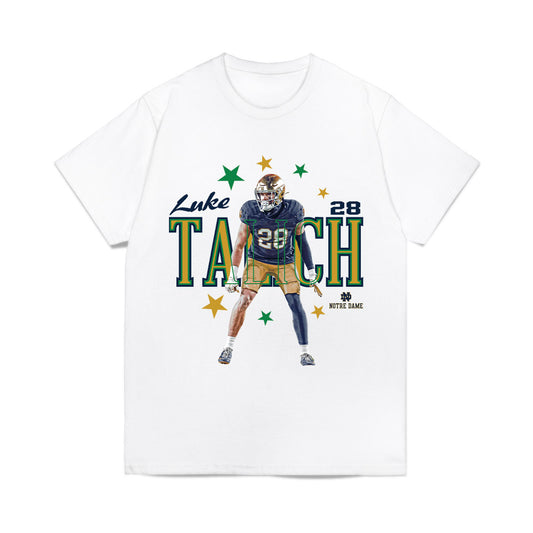 Notre Dame - NCAA Football : Luke Talich - Collage Comfort Colors T-Shirt-0