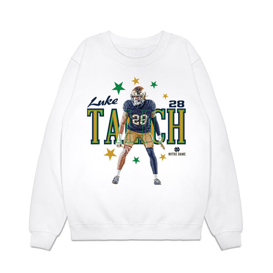 Notre Dame - NCAA Football : Luke Talich - Collage Premium Crewneck Sweatshirt-0
