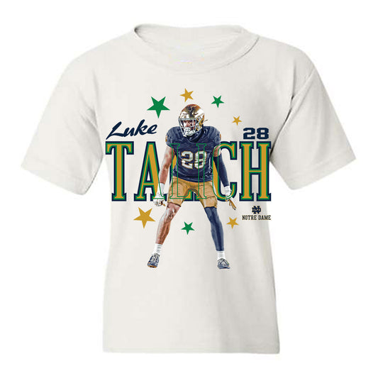 Notre Dame - NCAA Football : Luke Talich - Collage Youth T-Shirt-0