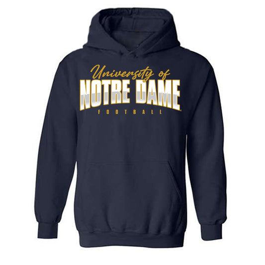 Notre Dame - NCAA Football : Luke Talich - Classic Shersey Hooded Sweatshirt-0