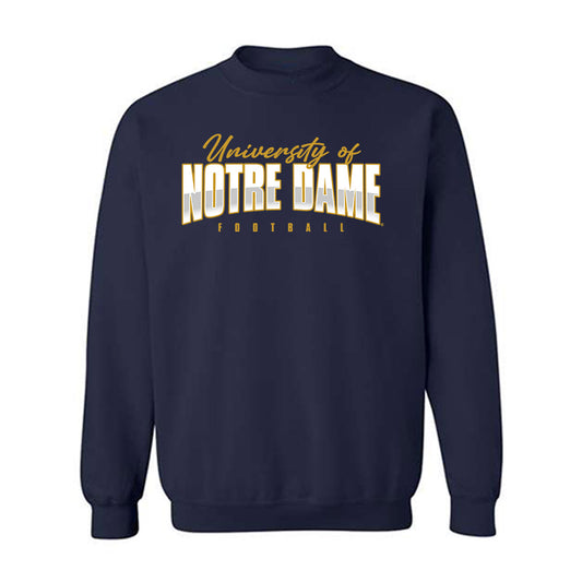 Notre Dame - NCAA Football : Luke Talich - Classic Shersey Crewneck Sweatshirt-0