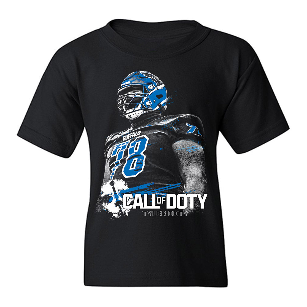 Buffalo - NCAA Football : Tyler Doty - Youth T-Shirt-0