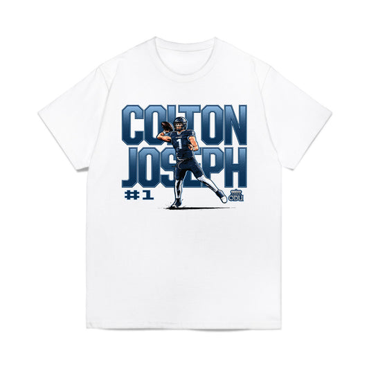 Old Dominion - NCAA Football : Colton Joseph - Caricature Comfort Colors T-Shirt-0