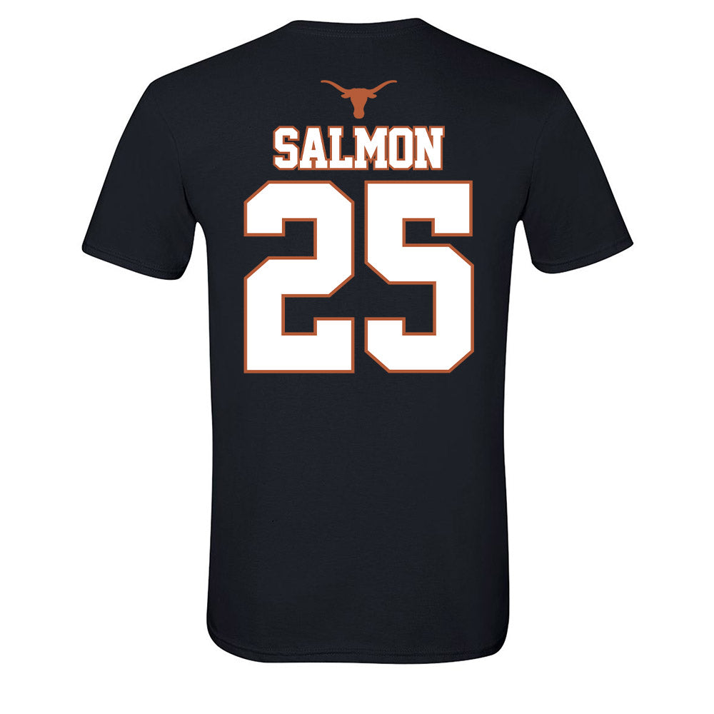 Texas - NCAA Softball : Cambria Salmon - NCAA® Champions Sports Shersey Soft Style T-Shirt-1