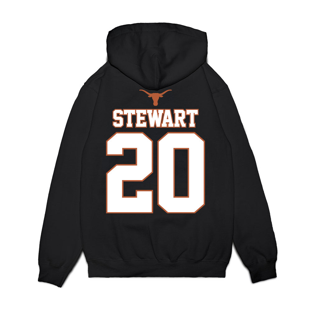 Texas - NCAA Softball : Katie Stewart - NCAA® Champions Sports Shersey Fleece Hooded Sweatshirt-1