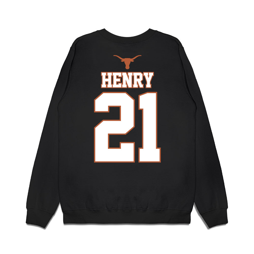 Texas - NCAA Softball : Kayden Henry - NCAA® Champions Sports Shersey Fleece Crewneck Sweatshirt-1