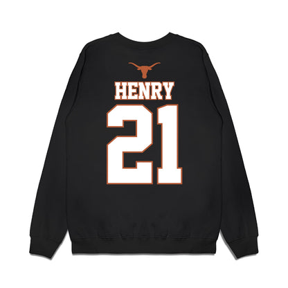 Texas - NCAA Softball : Kayden Henry - NCAA® Champions Sports Shersey Fleece Crewneck Sweatshirt-1