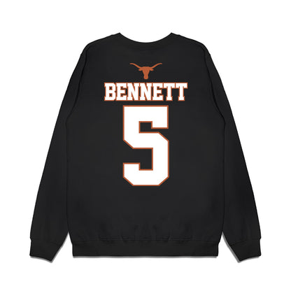 Texas - NCAA Softball : Kaydee Bennett - NCAA® Champions Sports Shersey Fleece Crewneck Sweatshirt-1