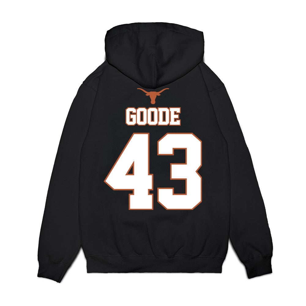 Texas - NCAA Softball : Leighann Goode - NCAA® Champions Sports Shersey Fleece Hooded Sweatshirt-1