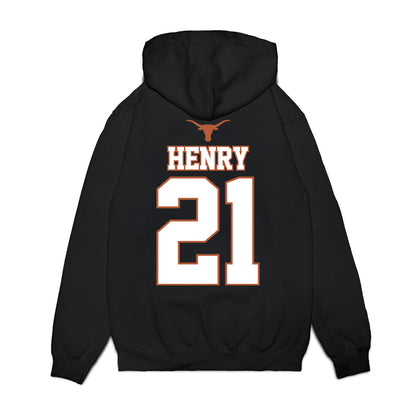 Texas - NCAA Softball : Kayden Henry - NCAA® Champions Sports Shersey Fleece Hooded Sweatshirt-1