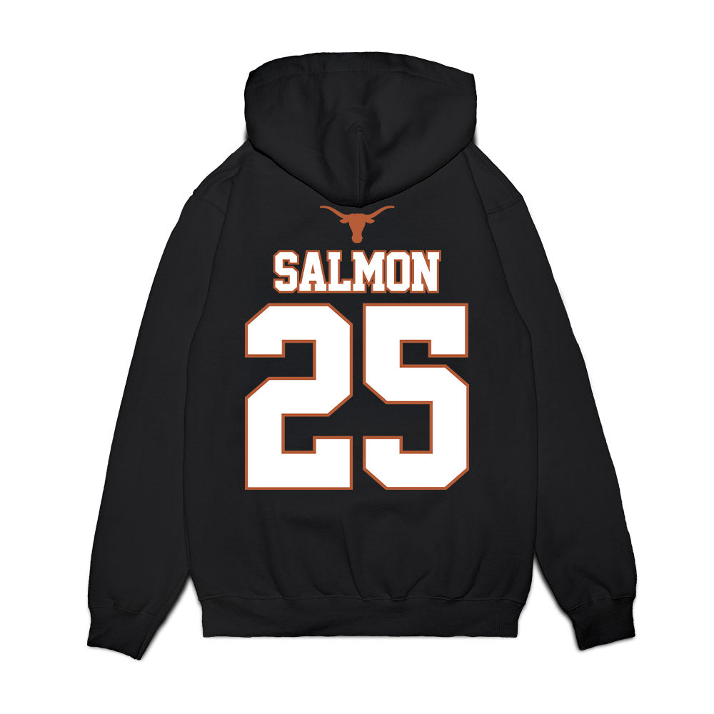 Texas - NCAA Softball : Cambria Salmon - NCAA® Champions Sports Shersey Fleece Hooded Sweatshirt-1