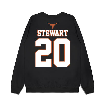Texas - NCAA Softball : Katie Stewart - NCAA® Champions Sports Shersey Fleece Crewneck Sweatshirt-1