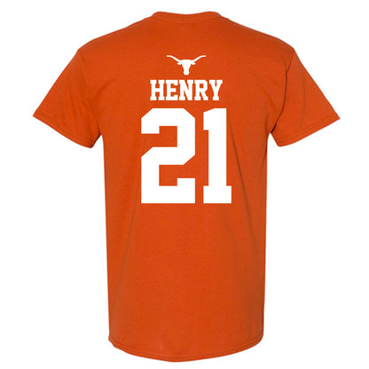 Texas - NCAA Softball : Kayden Henry - NCAA® Champions Sports Shersey T-Shirt-1