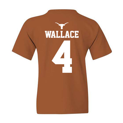 Texas - NCAA Softball : Adayah Wallace - NCAA® Champions Sports Shersey Youth T-Shirt-1