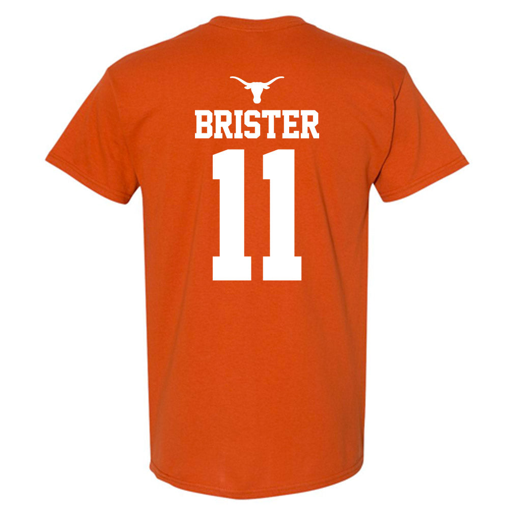 Texas - NCAA Softball : Shylien Brister - NCAA® Champions Sports Shersey T-Shirt-1