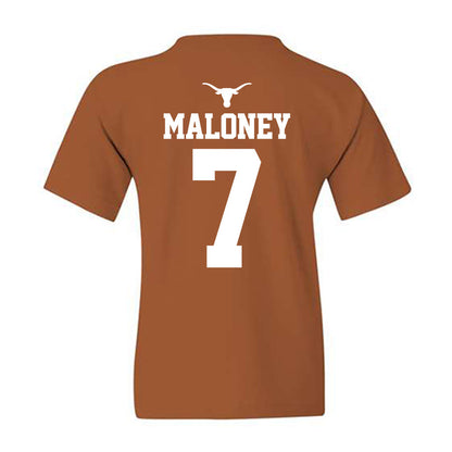 Texas - NCAA Softball : Ashton Maloney - NCAA® Champions Sports Shersey Youth T-Shirt-1