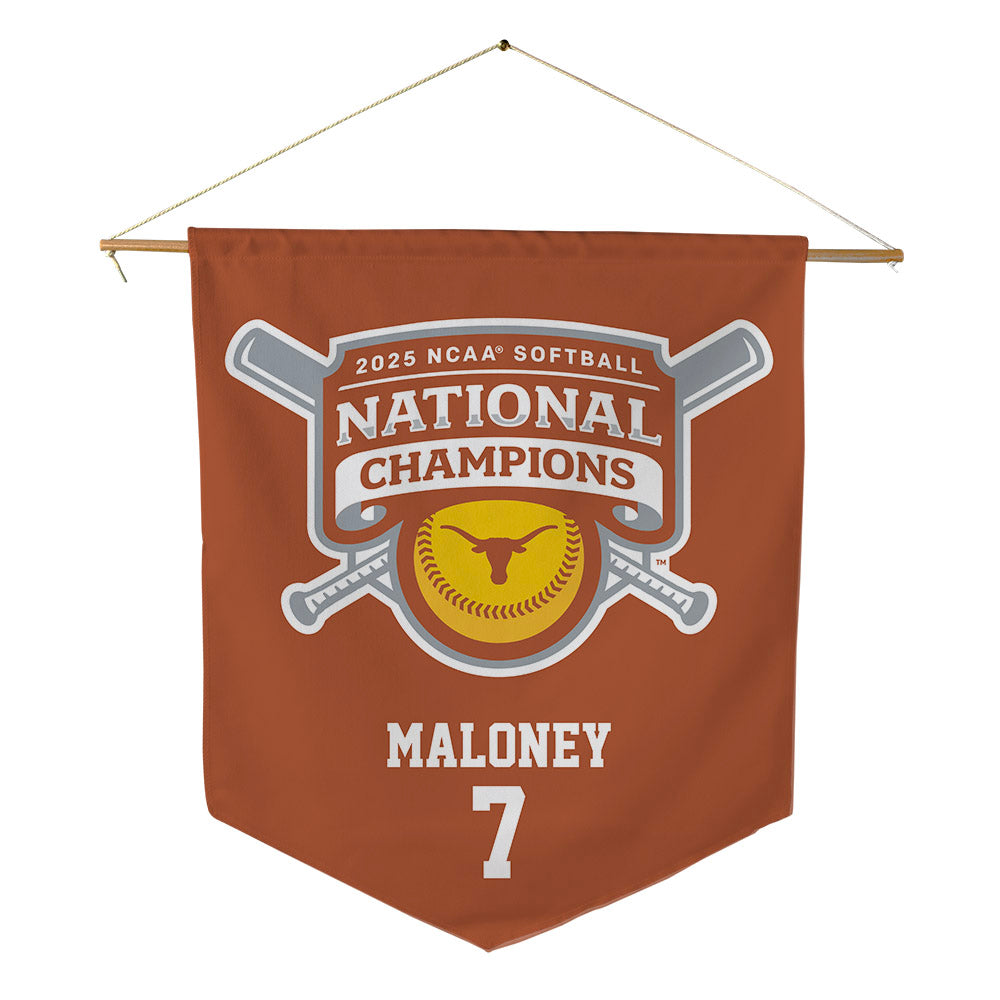 Texas - NCAA Softball : Ashton Maloney - NCAA® Pennant - 18" x 21"-0