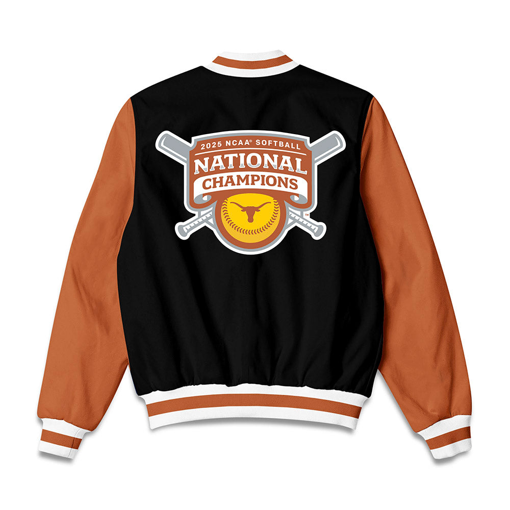 Texas - NCAA Softball : Leighann Goode - NCAA® National Champions Bomber Jacket-1