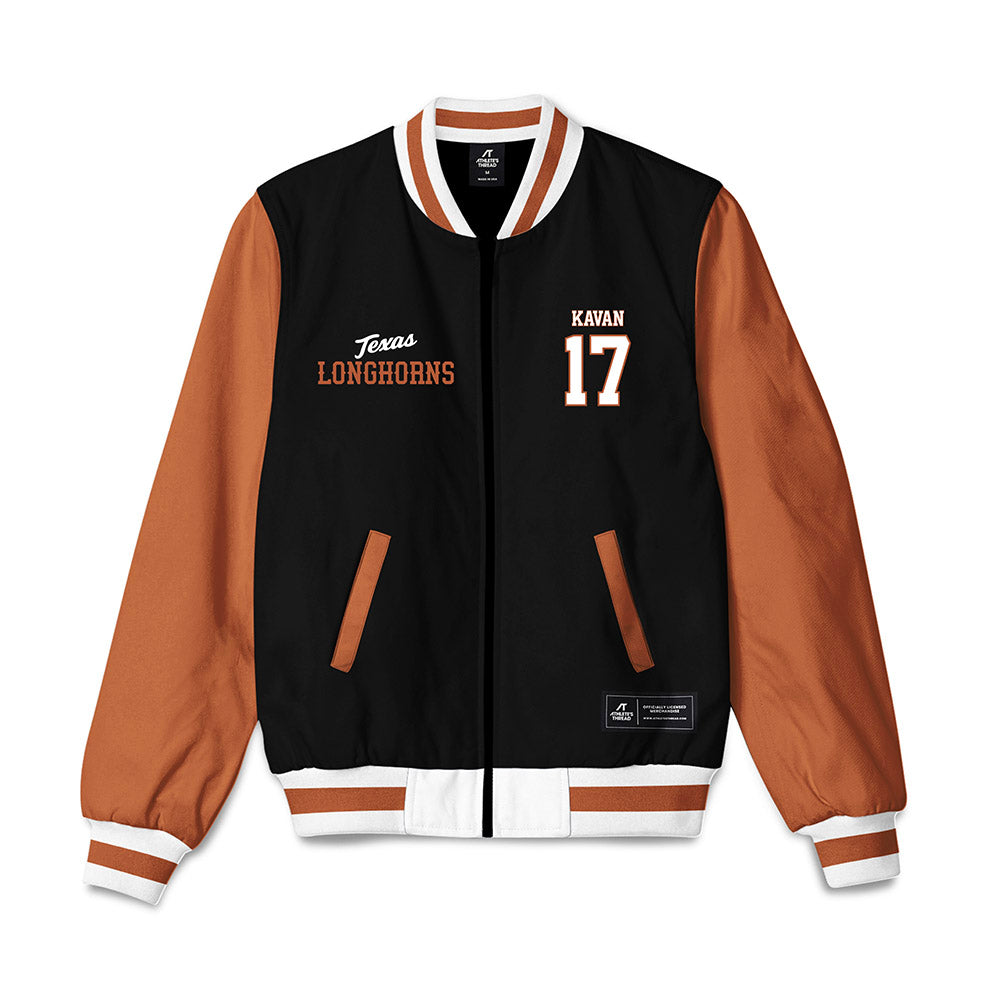 Texas - NCAA Softball : Teagan Kavan - NCAA® National Champions Bomber Jacket-0