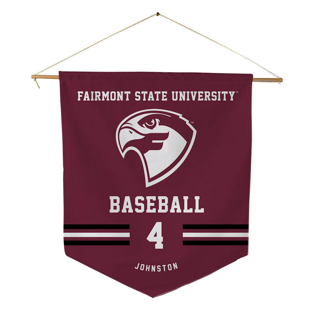 Fairmont State - NCAA Baseball : Maddox Johnston - Pennant - 18" x 21"-0