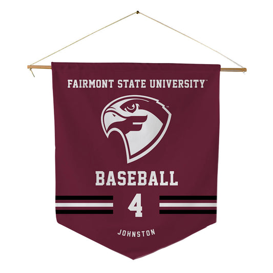 Fairmont State - NCAA Baseball : Maddox Johnston - Pennant - 18" x 21"-0