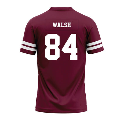 Fairmont State - NCAA Football : Sean Walsh - Maroon Premium Football Jersey-1