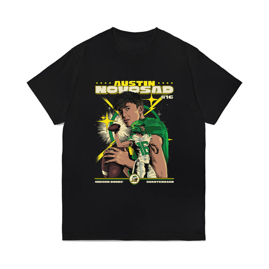 Oregon - NCAA Football : Austin Novosad - Caricature Comfort Colors T-Shirt-0