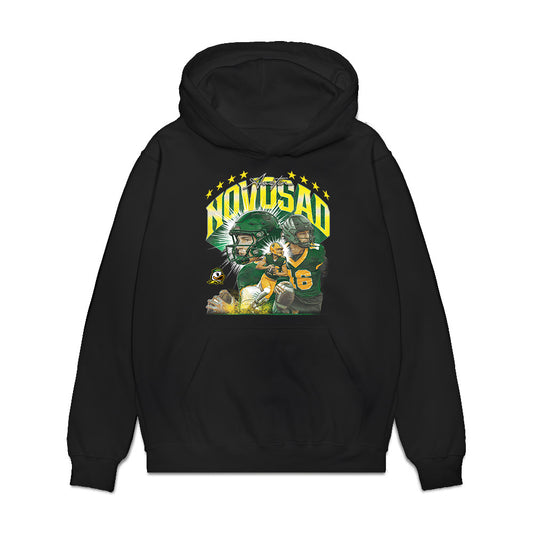 Oregon - NCAA Football : Austin Novosad - Collage Premium Hooded Sweatshirt-0
