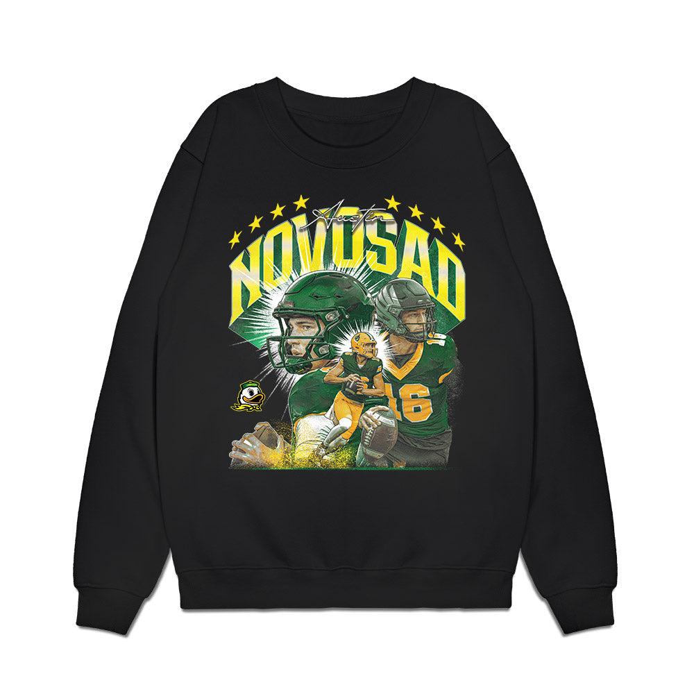 Oregon - NCAA Football : Austin Novosad - Collage Premium Crewneck Sweatshirt-0