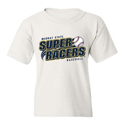 Murray State - NCAA Baseball : Nic Schutte - Super Racers Youth T-Shirt-0