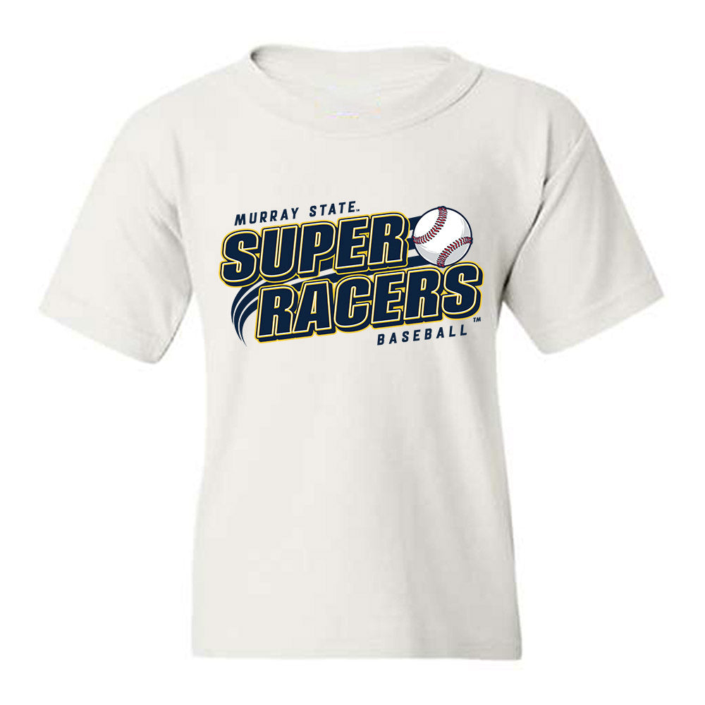 Murray State - NCAA Baseball : Kane Elmy - Super Racers Youth T-Shirt-0