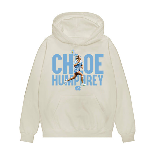 UNC - NCAA Women's Lacrosse : Chloe Humphrey - Collage Premium Hooded Sweatshirt-0