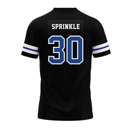 EIU - NCAA Football : Joey Sprinkle - Black Premium Football Jersey-1