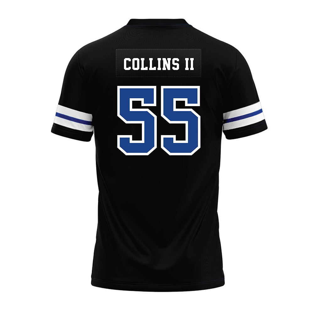 EIU - NCAA Football : James Collins II - Black Premium Football Jersey-1