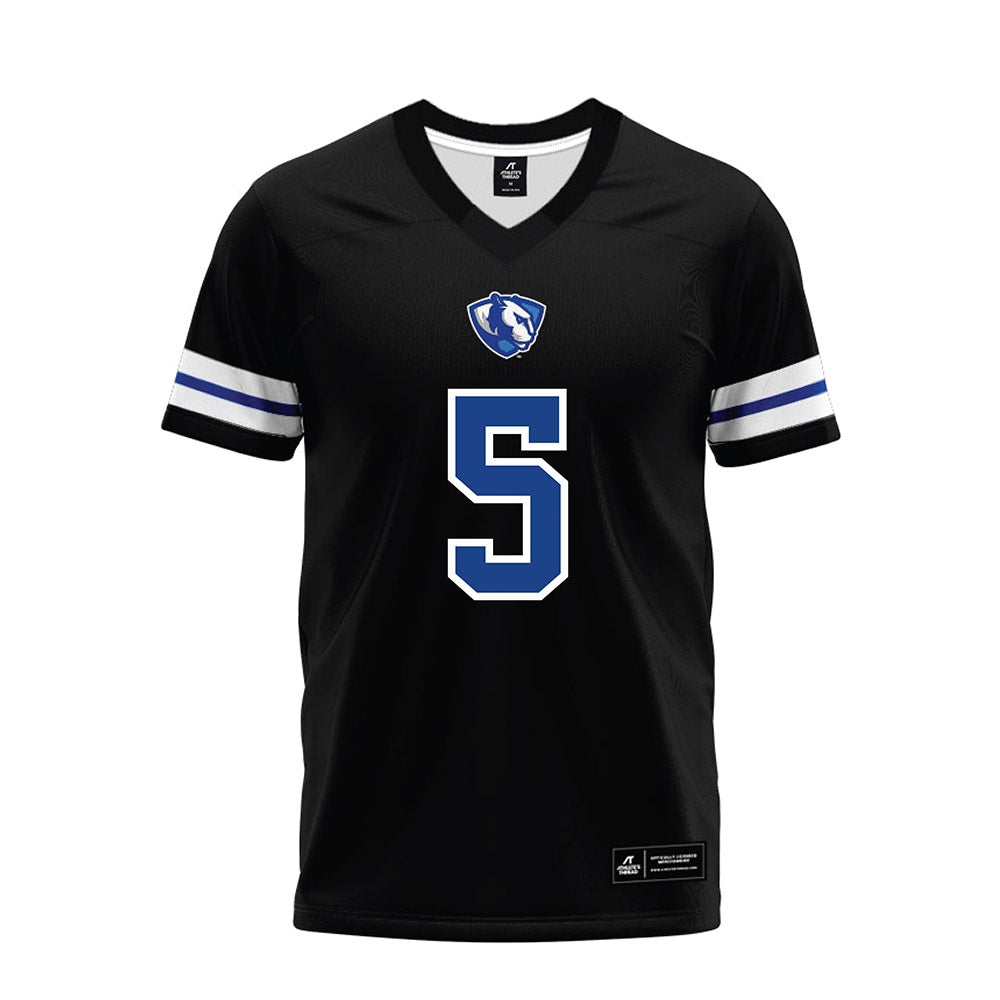 EIU - NCAA Football : Surahz Buncom - Black Premium Football Jersey-0