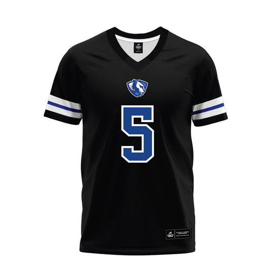 EIU - NCAA Football : Surahz Buncom - Black Premium Football Jersey-0