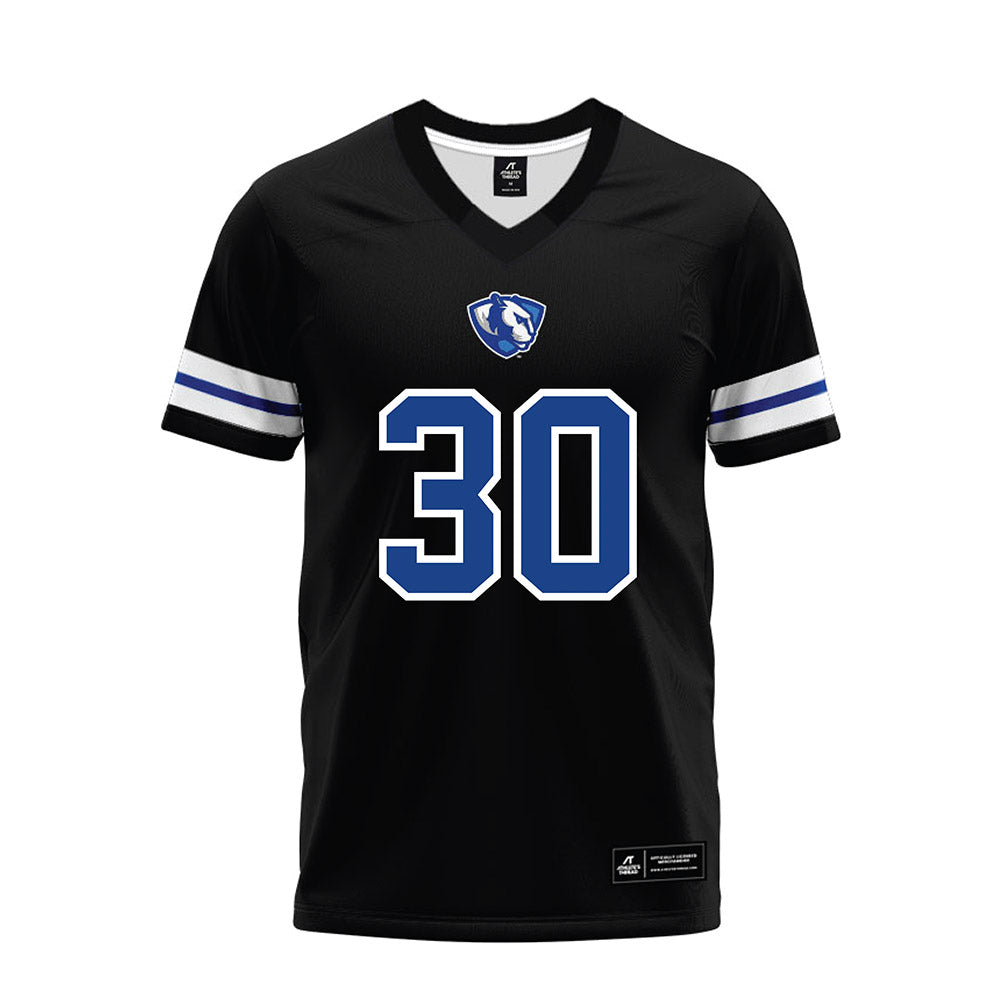EIU - NCAA Football : Joey Sprinkle - Black Premium Football Jersey-0
