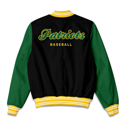 GMU - NCAA Baseball : Gardner Meeks - Bomber Jacket-1