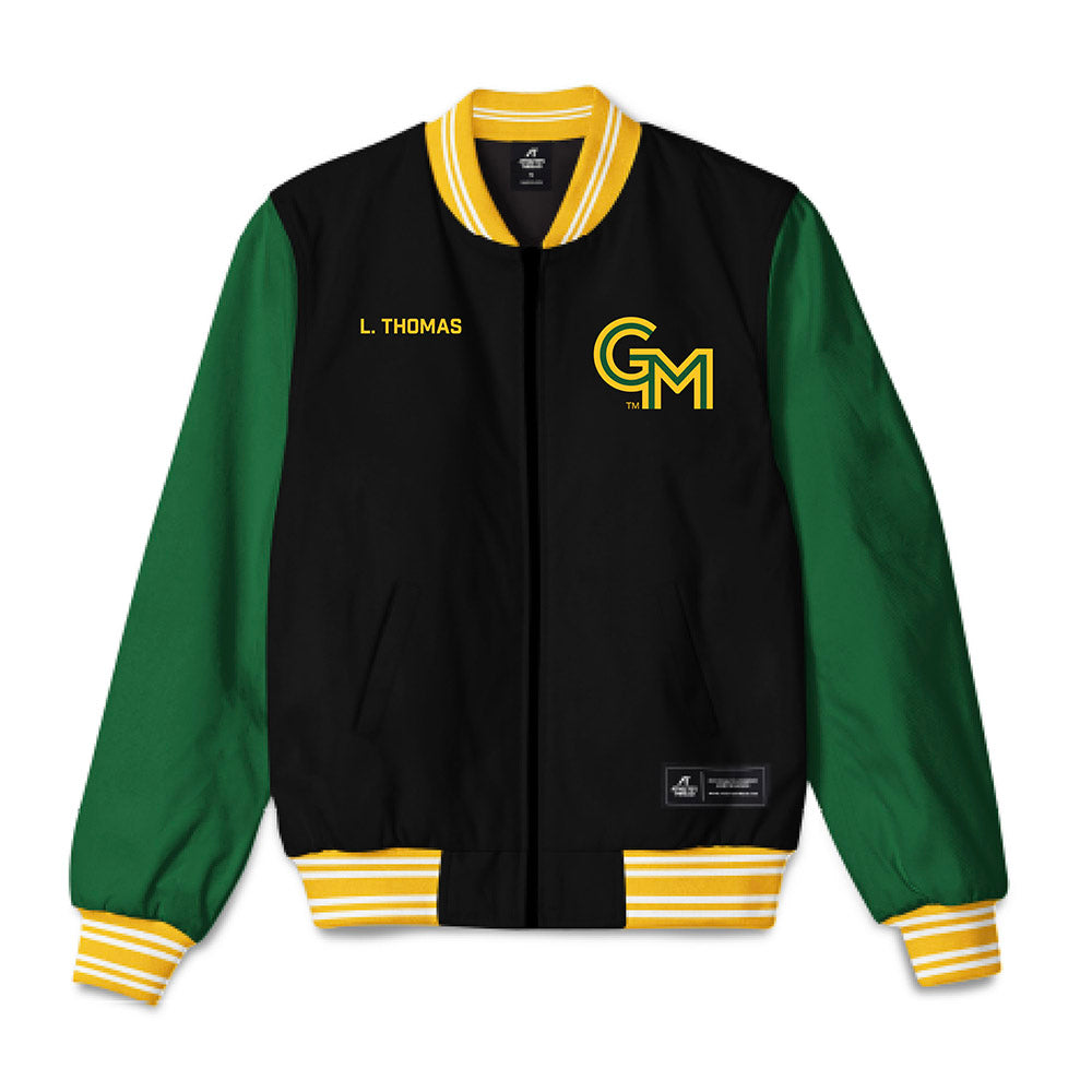 GMU - NCAA Women's Track & Field : Laila Thomas - Bomber Jacket-0