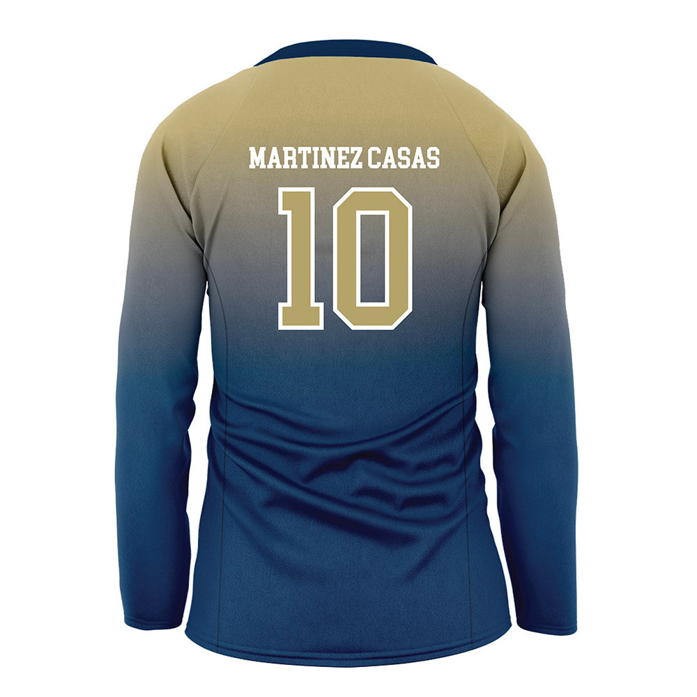 Georgia Tech - NCAA Women's Volleyball : Lara Martinez Casas - Navy Volleyball Jersey-1