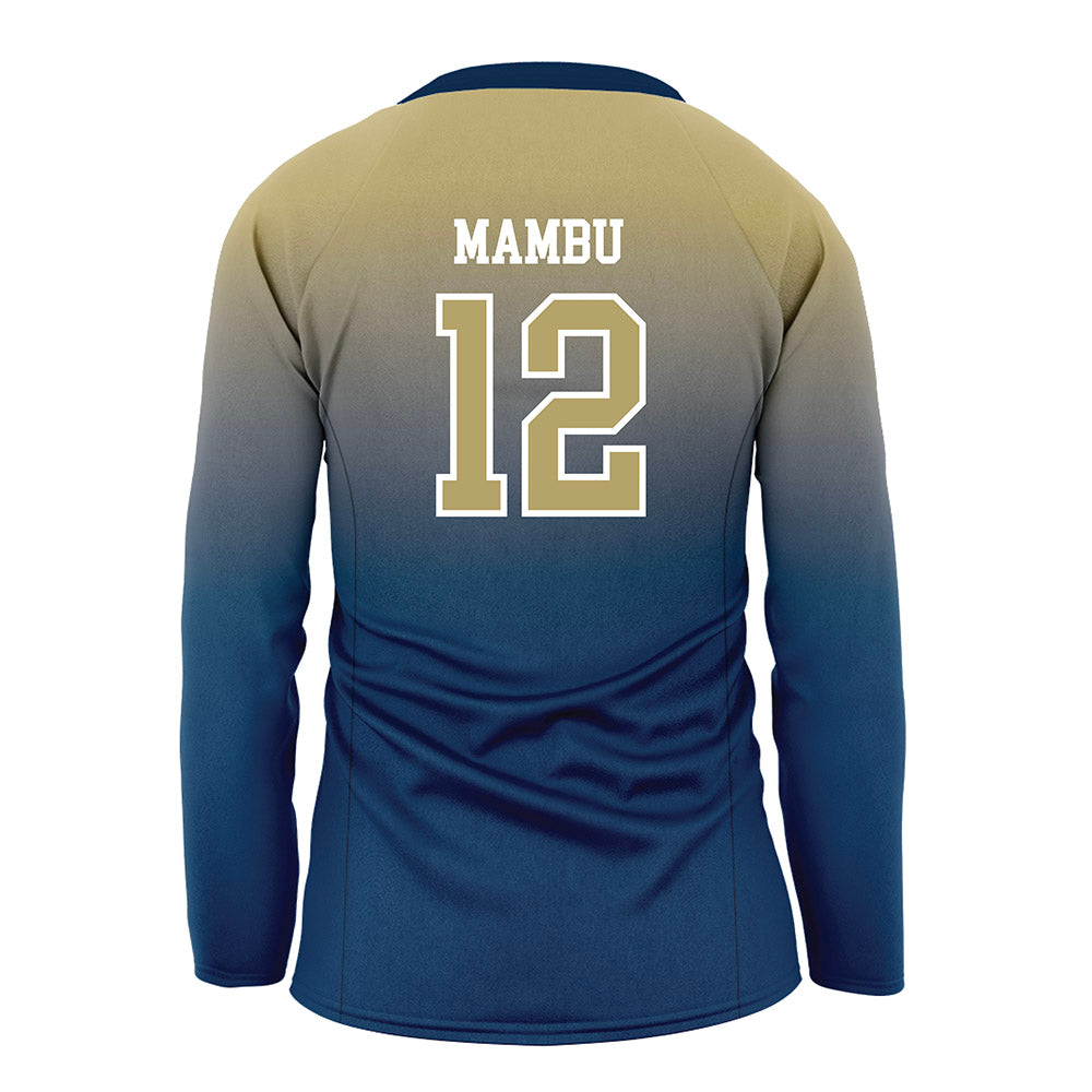 Georgia Tech - NCAA Women's Volleyball : Lameen Mambu - Navy Volleyball Jersey-1