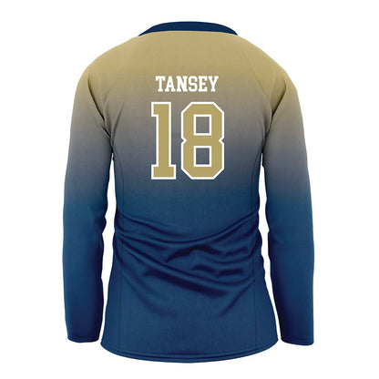 Georgia Tech - NCAA Women's Volleyball : Danielle Tansey - Navy Volleyball Jersey-1