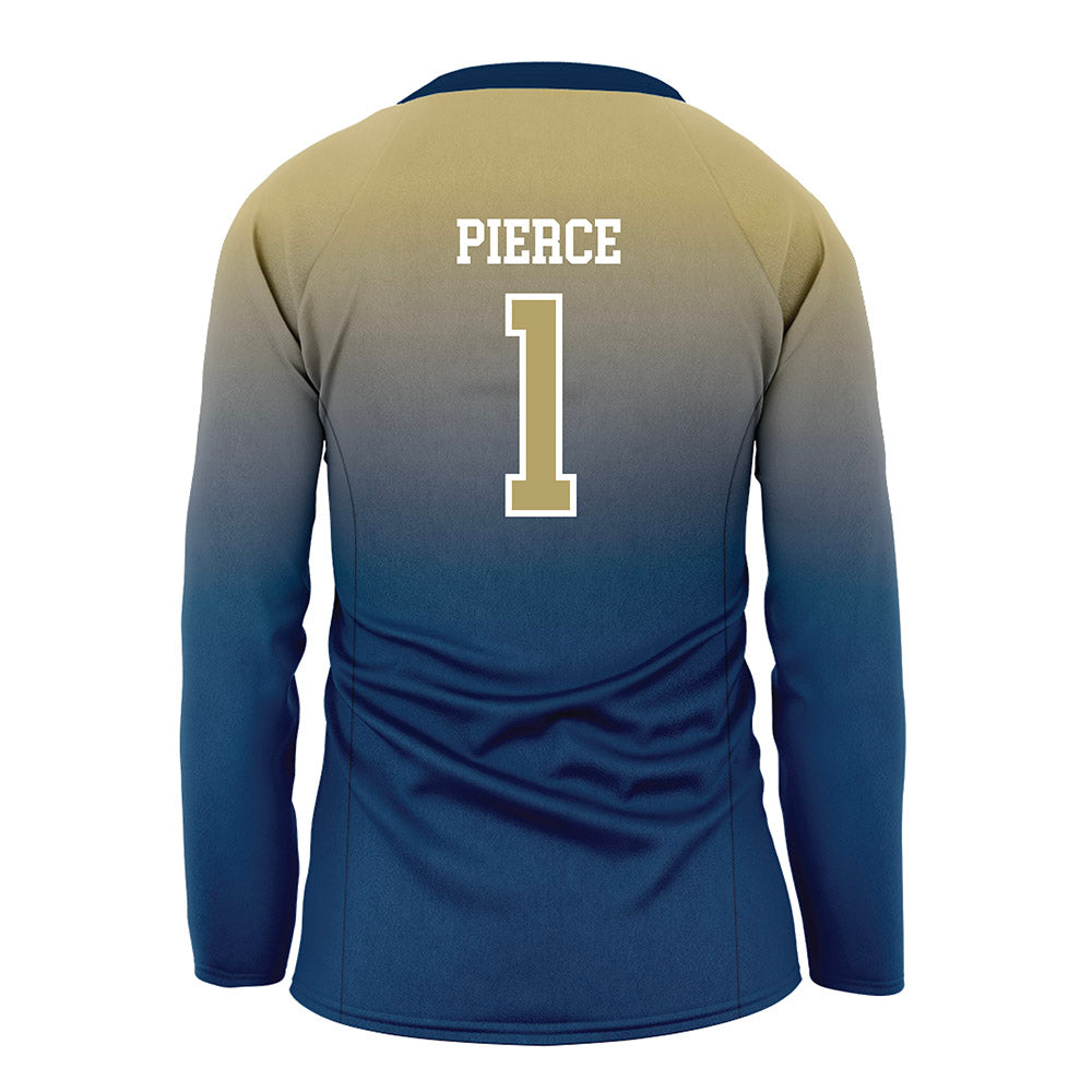 Georgia Tech - NCAA Women's Volleyball : Deandra Pierce - Navy Volleyball Jersey-1